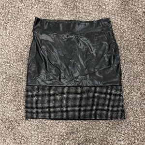 FREE with bundle Bebe Black Studded Women's Skirt